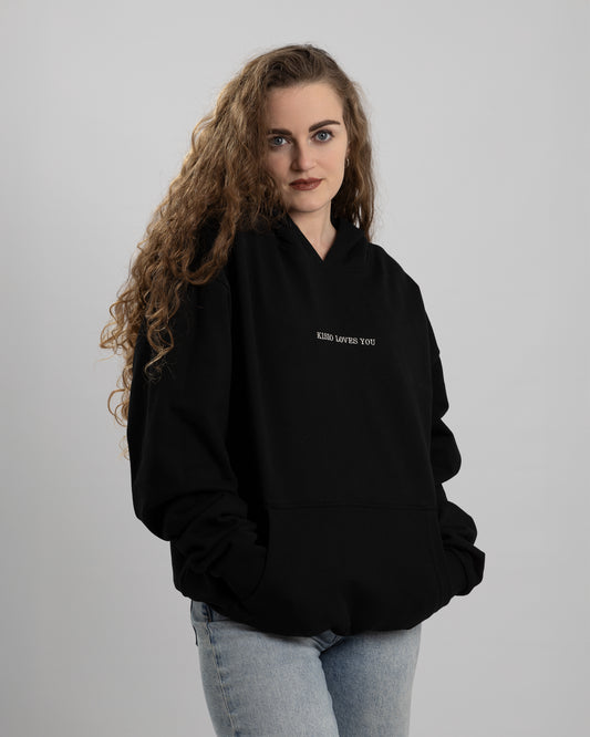 AMOR HOODIE BLACK