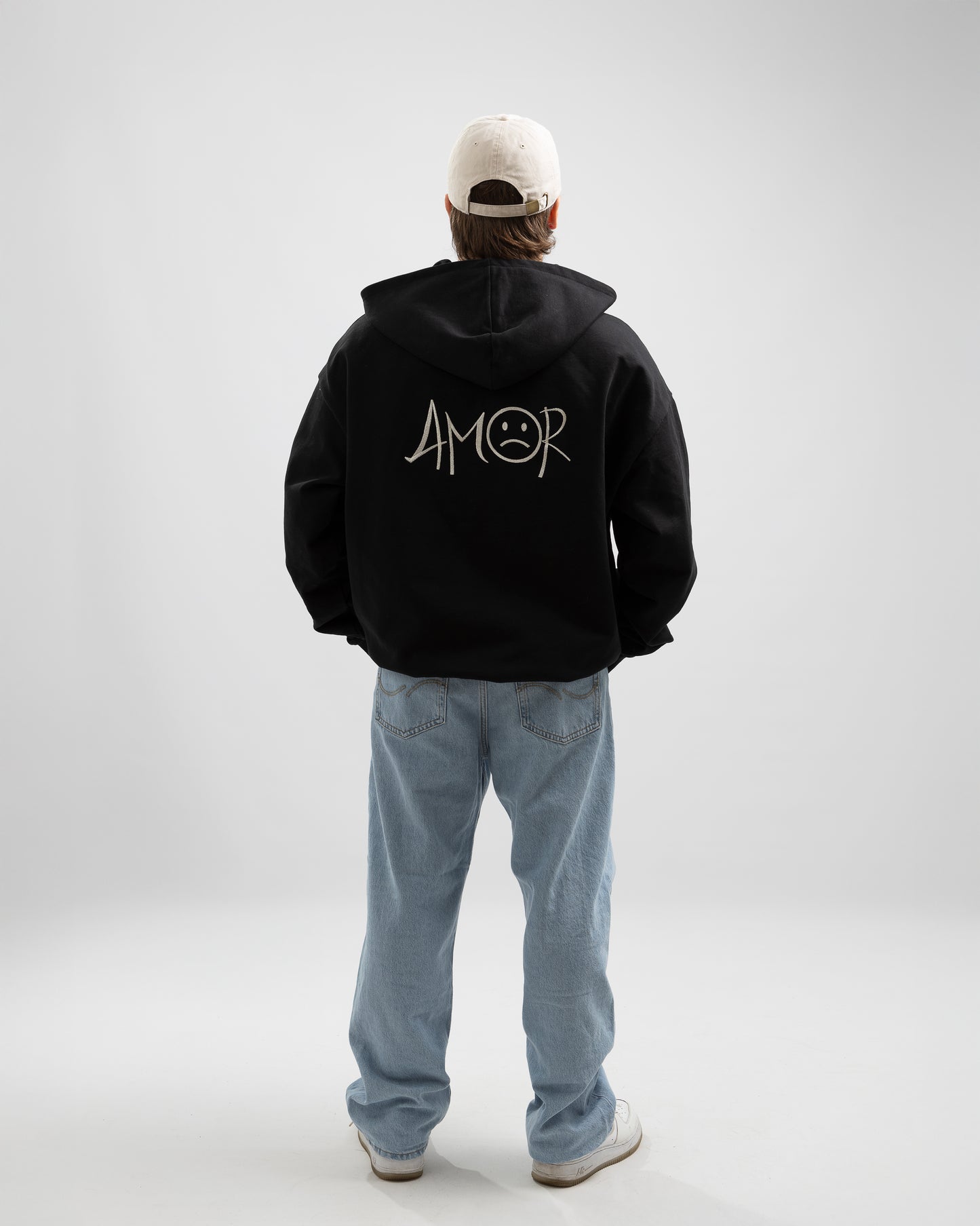 AMOR HOODIE BLACK